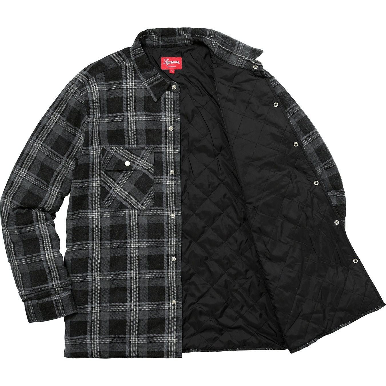 Supreme®/Independent® Quilted Flannel Shirt view 10